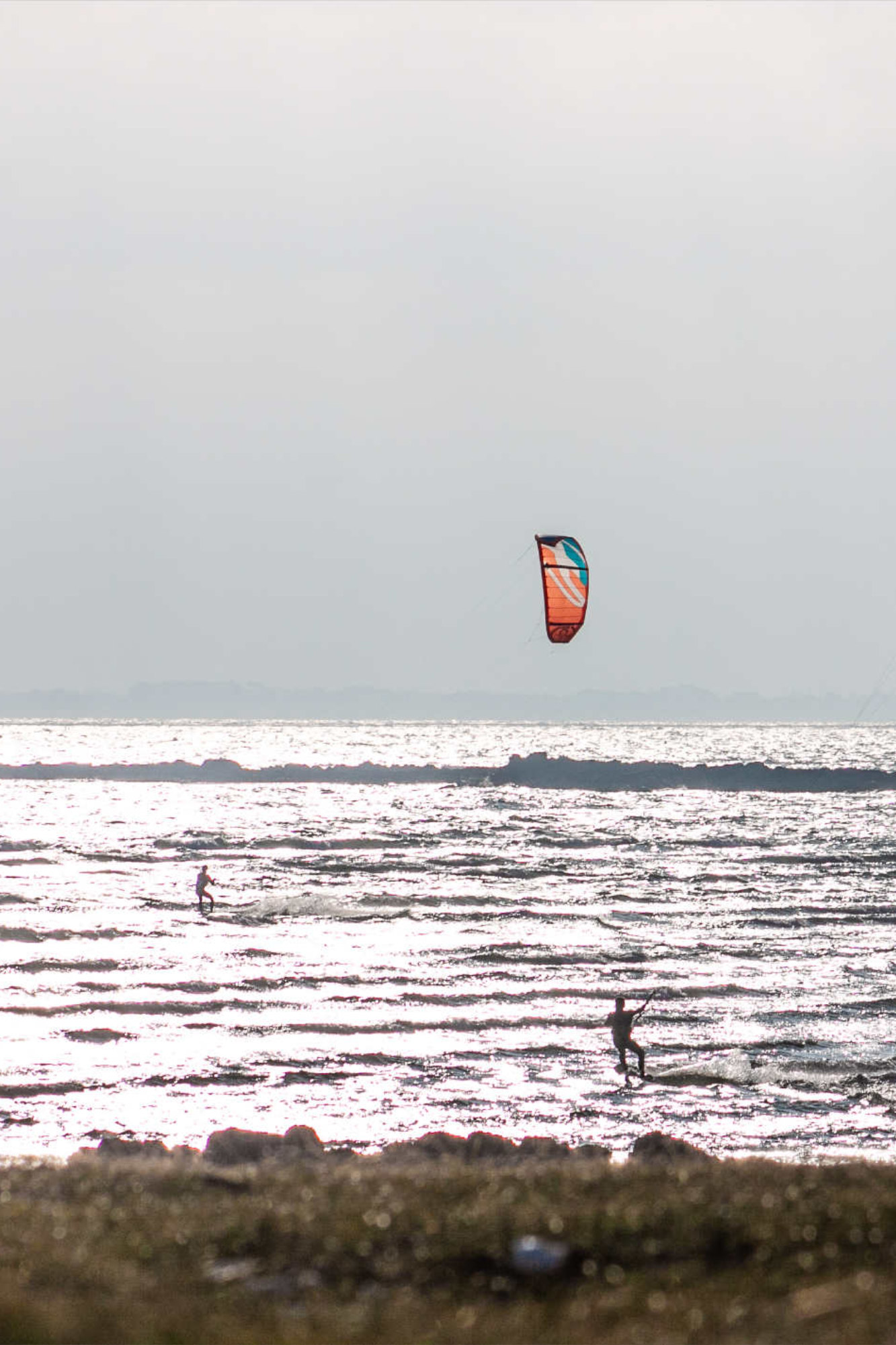 Du kitesurf au Men Du, Carnac